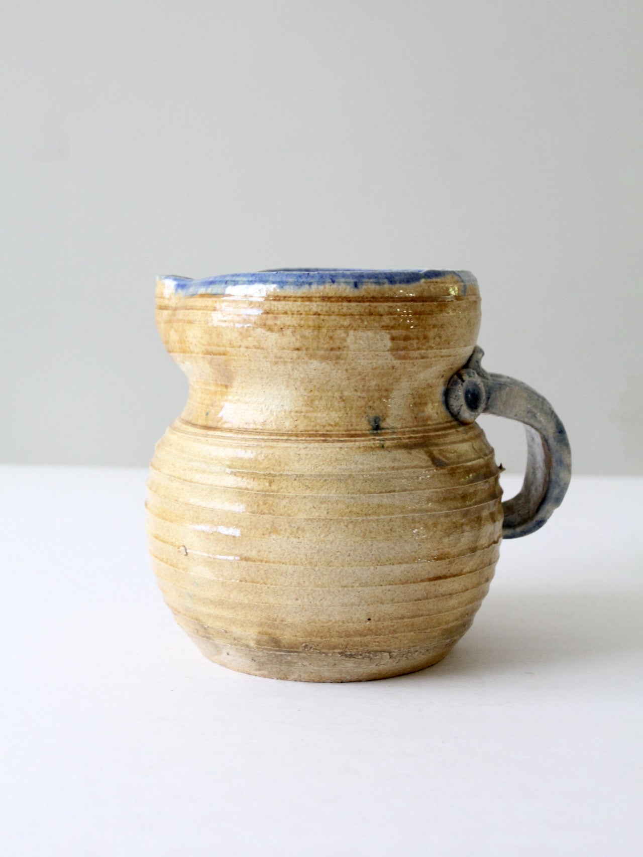 vintage studio pottery pitcher