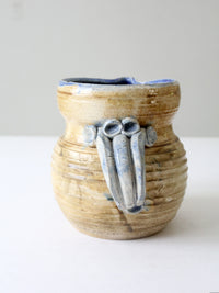 vintage studio pottery pitcher