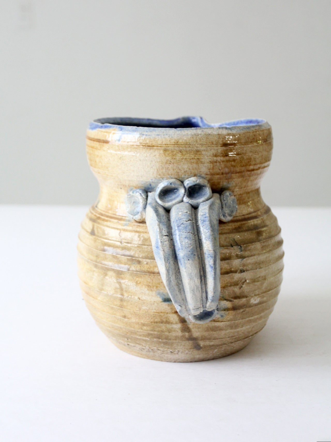 vintage studio pottery pitcher