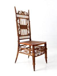 antique Heywood Brothers Wicker Chair