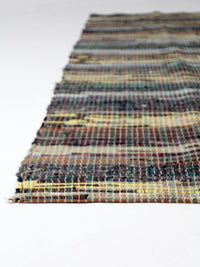 vintage American rag rug 8.5 ft x 3 ft