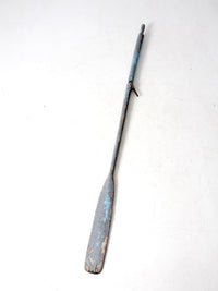 vintage painted wooden oar