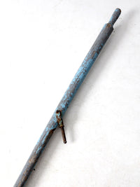 vintage painted wooden oar