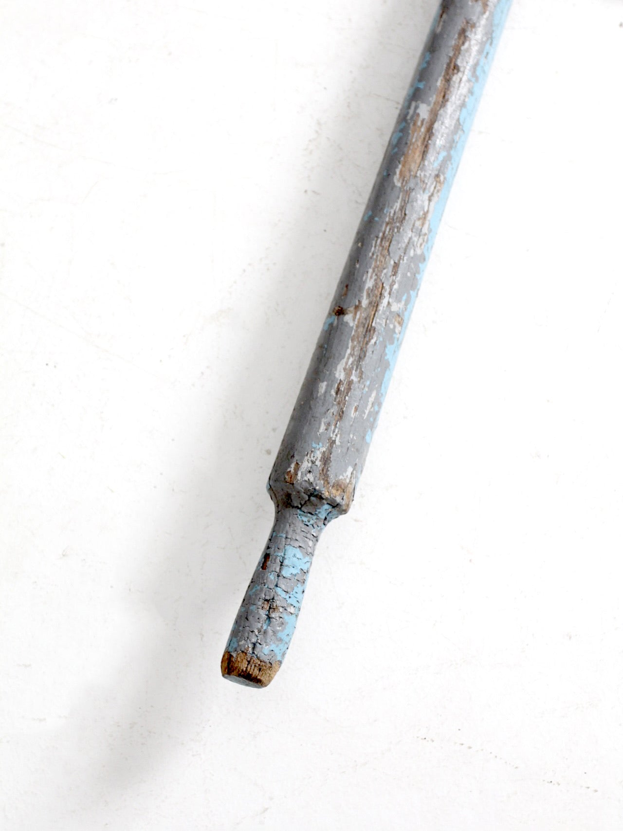 vintage painted wooden oar