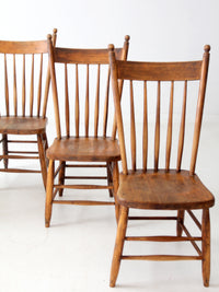 antique farmhouse Windsor dining chairs set of 5