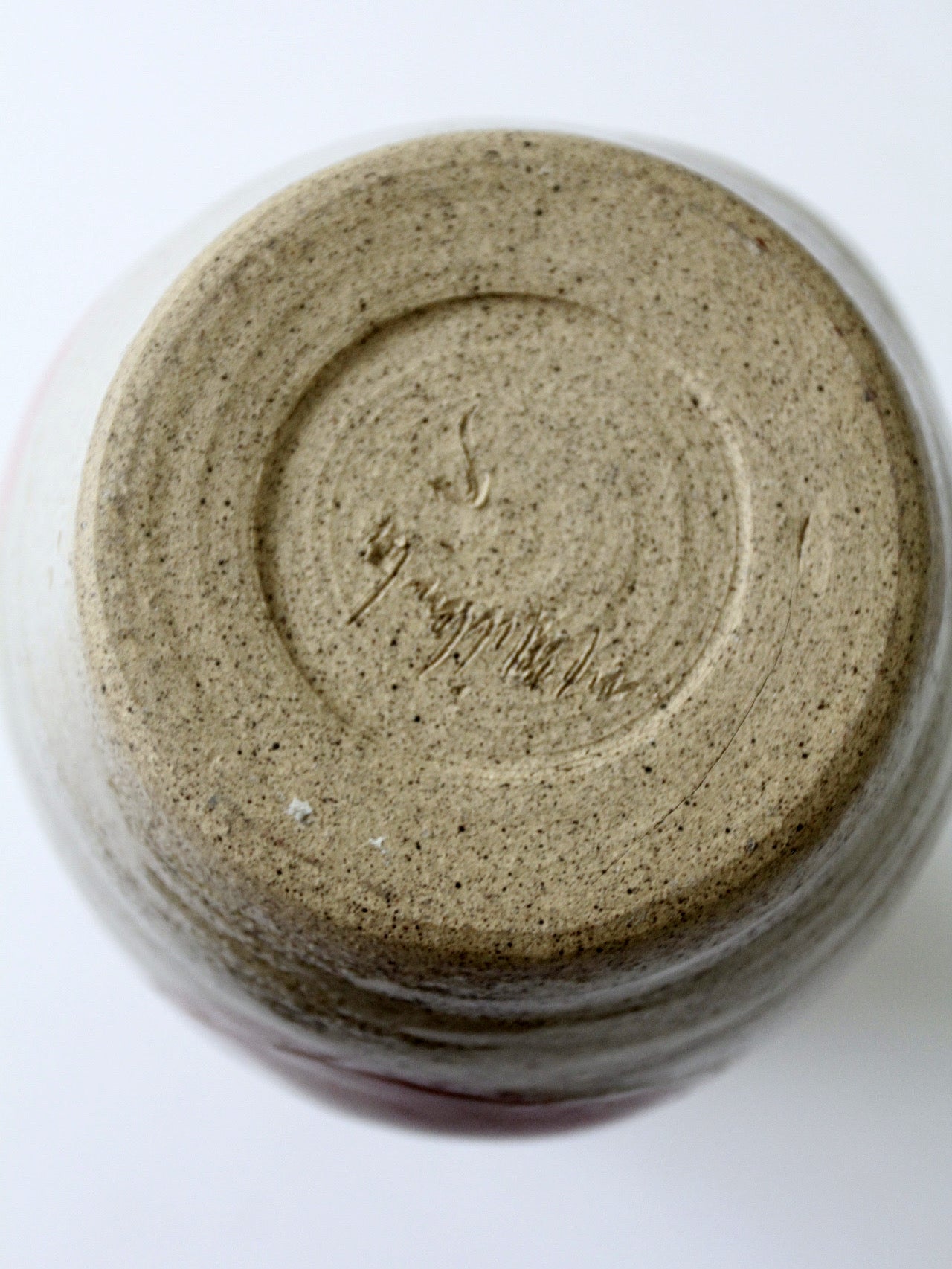 vintage studio pottery vase