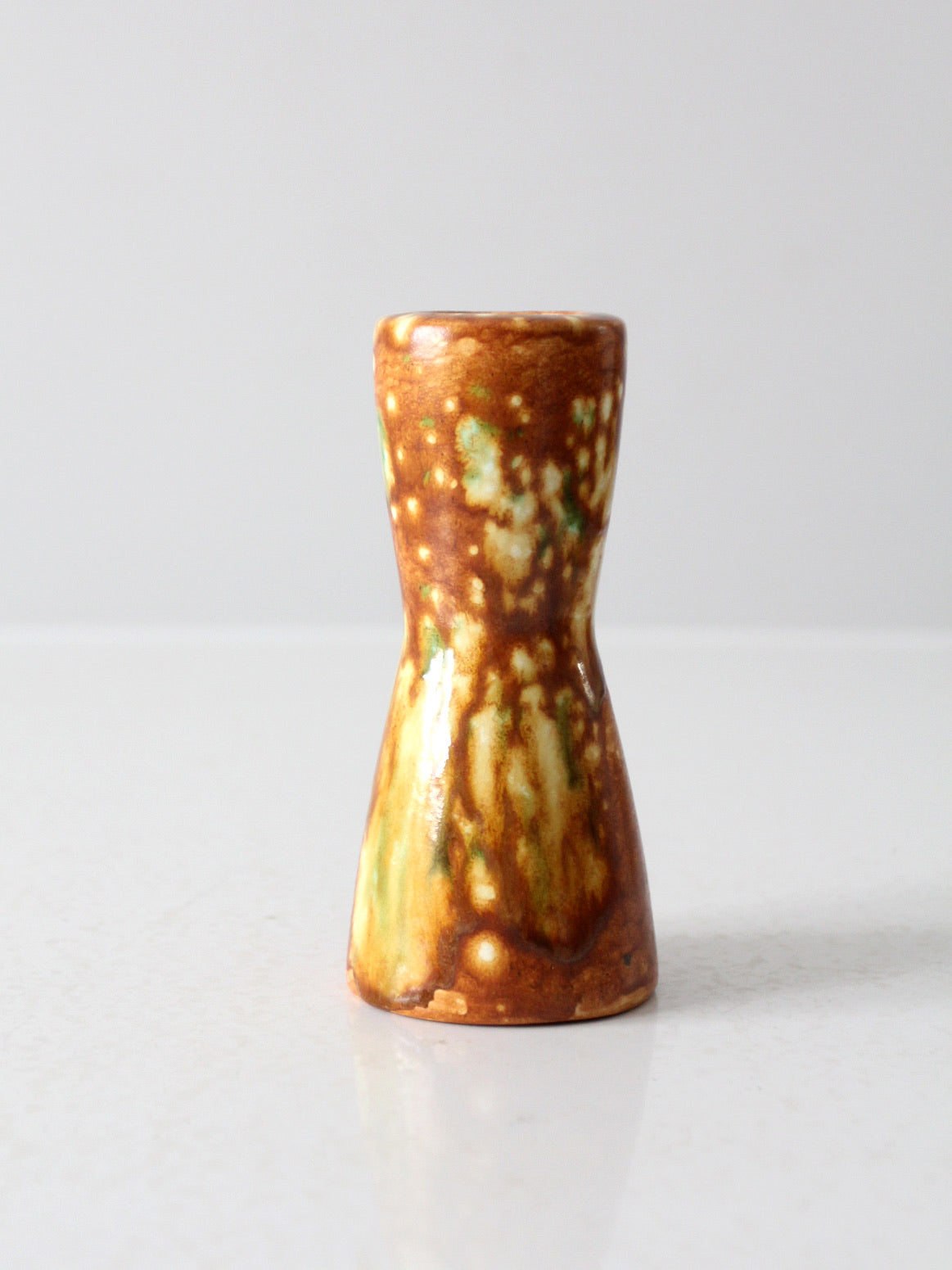 vintage studio pottery bud vase