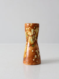 vintage studio pottery bud vase