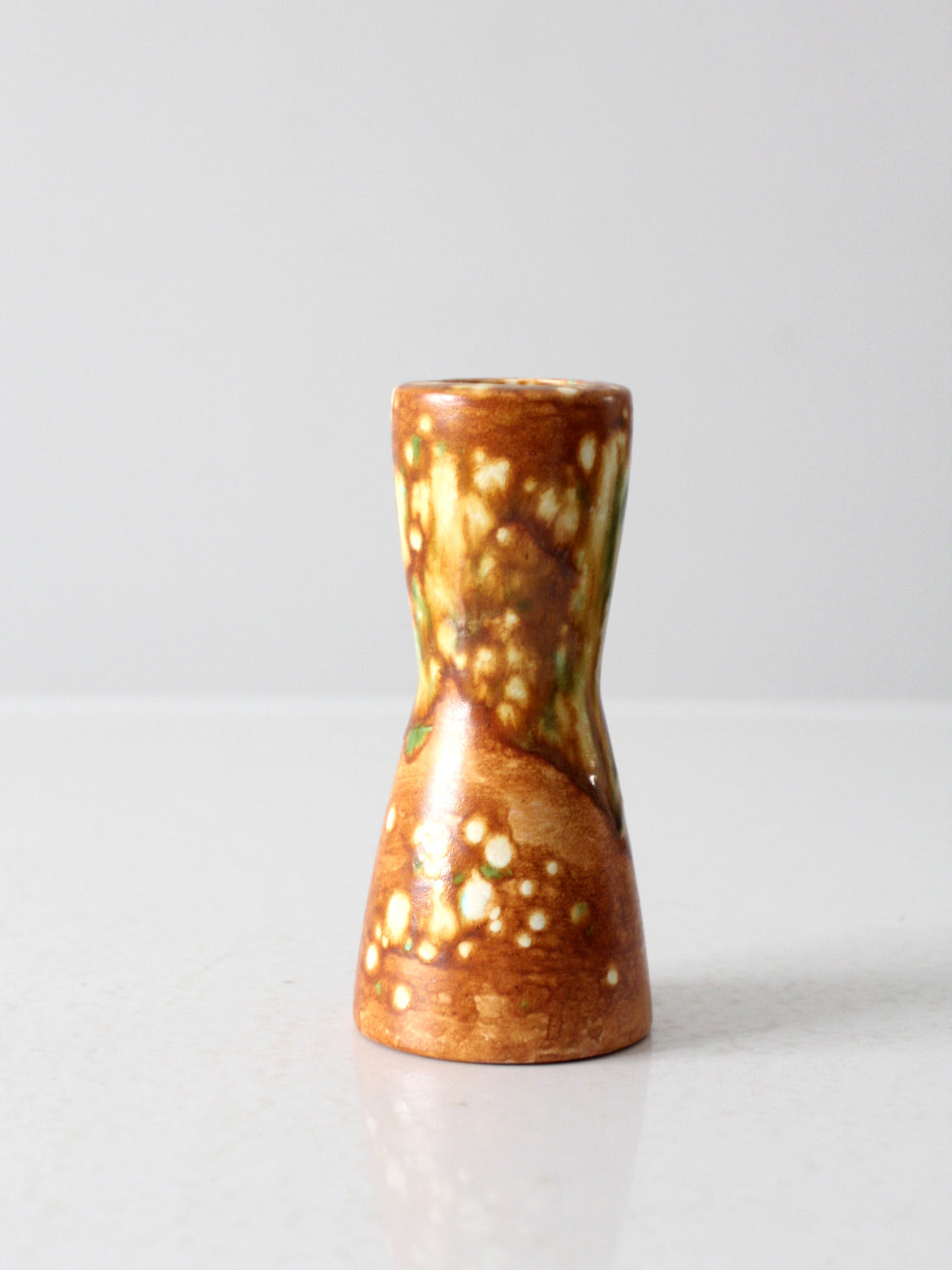 vintage studio pottery bud vase