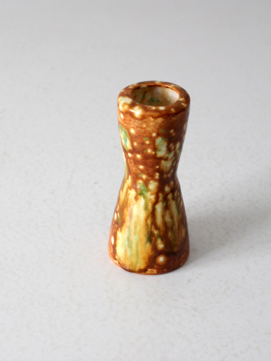 vintage studio pottery bud vase