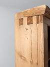 antique rustic pine hutch cabinet