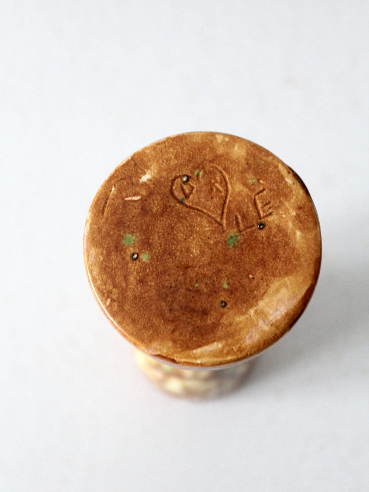 vintage studio pottery bud vase