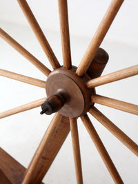 antique great wheel spinning wheel