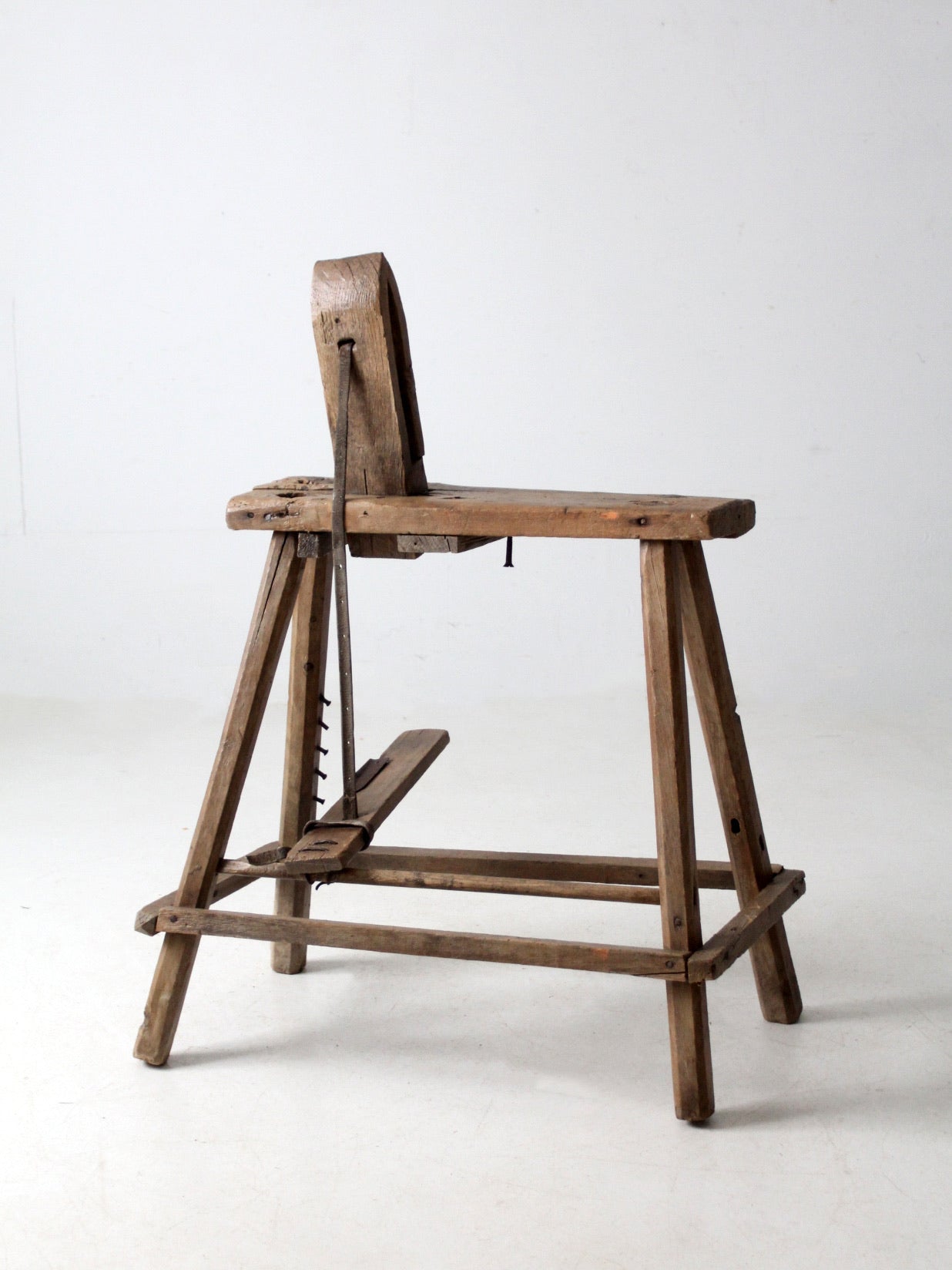 antique saddle maker's bench