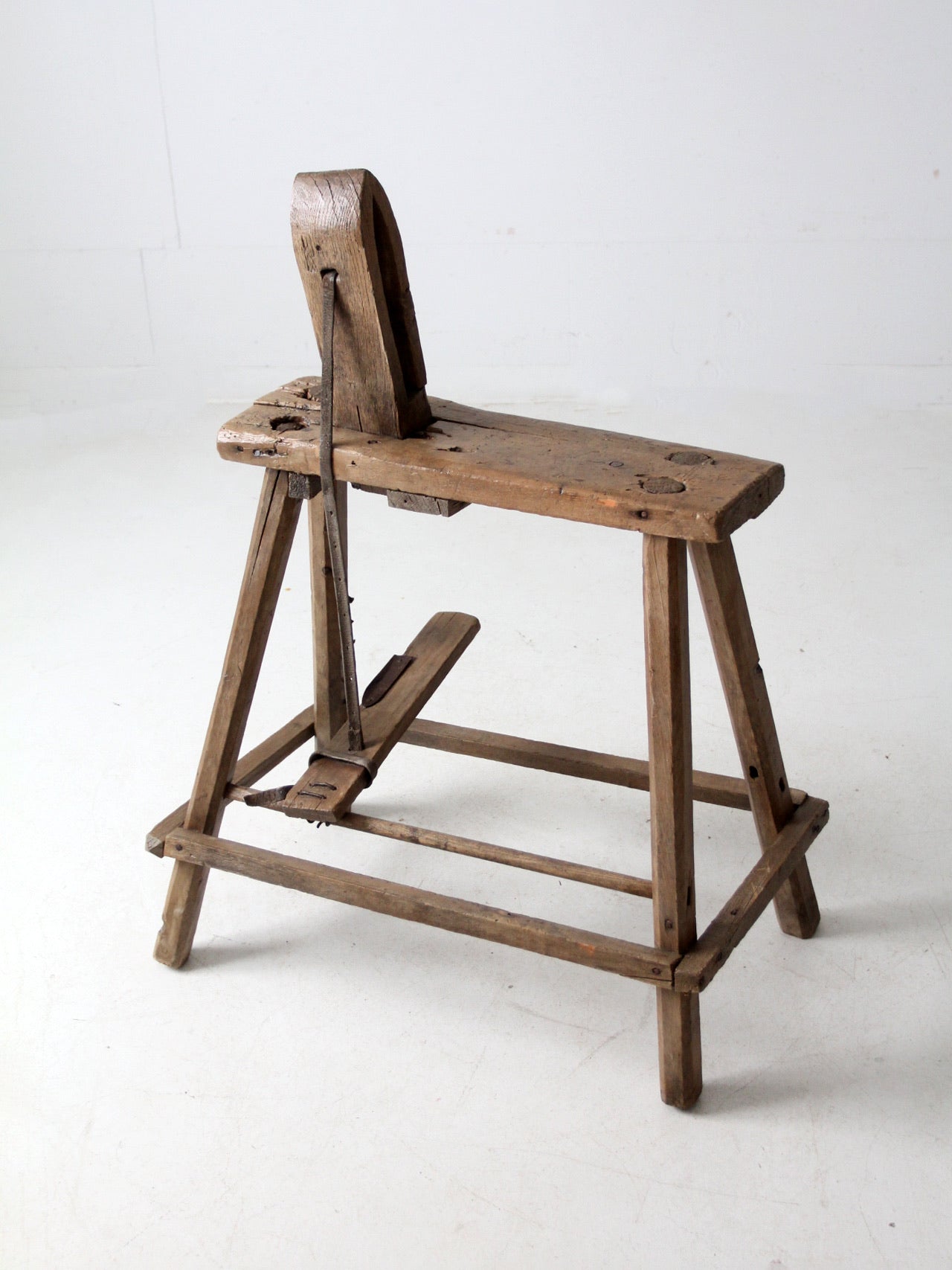 antique saddle maker's bench