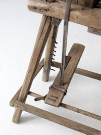 antique saddle maker's bench