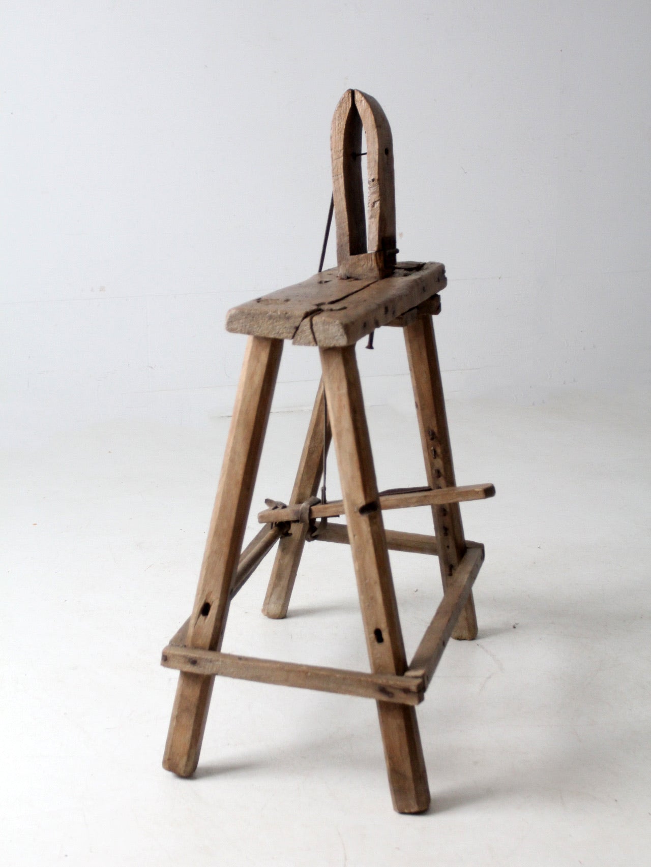 antique saddle maker's bench