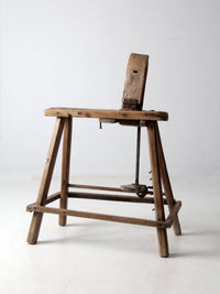 antique saddle maker's bench