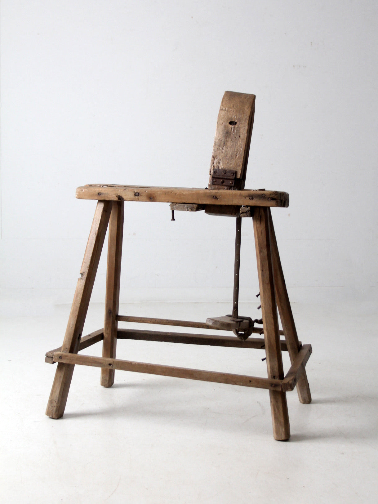 antique saddle maker's bench