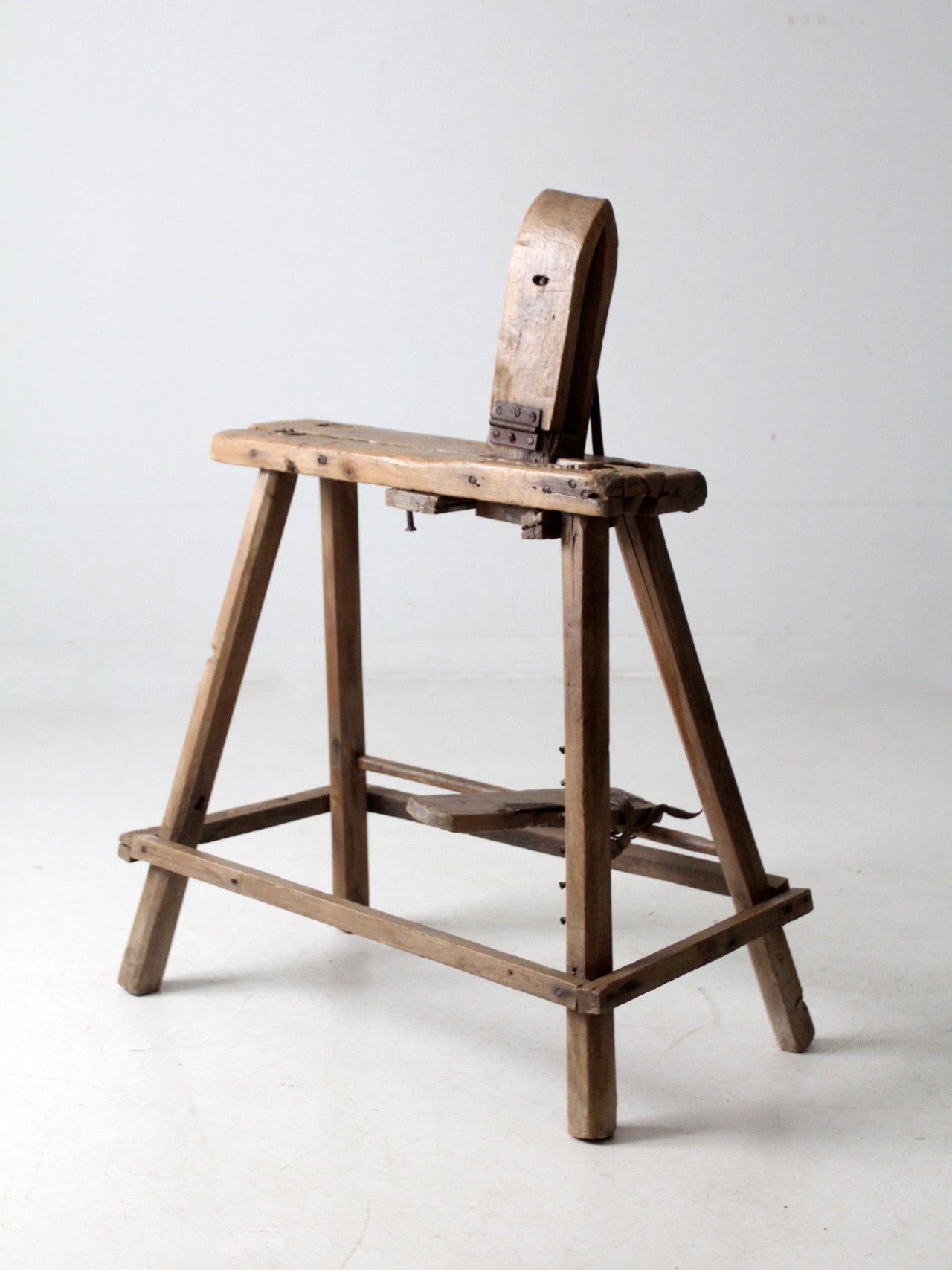 antique saddle maker's bench