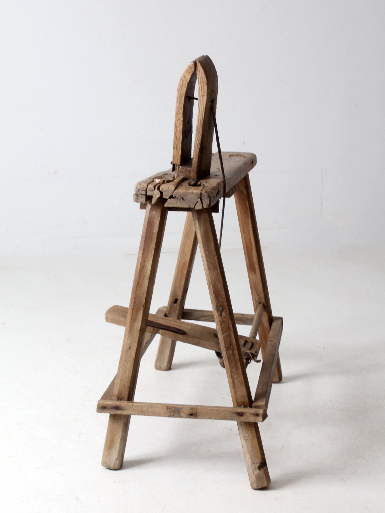 antique saddle maker's bench