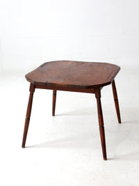 antique wooden side table