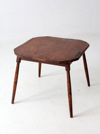 antique wooden side table