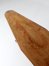 antique wooden ironing board