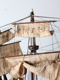 mid century Navio Espanol 1690 model ship