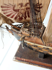 mid century Navio Espanol 1690 model ship