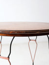 antique ice cream parlor table