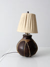 vintage table lamp from Tarahumera pottery