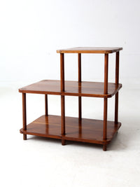 mid-century tiered end table