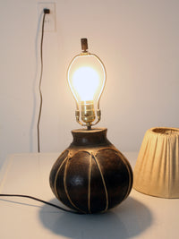 vintage table lamp from Tarahumera pottery