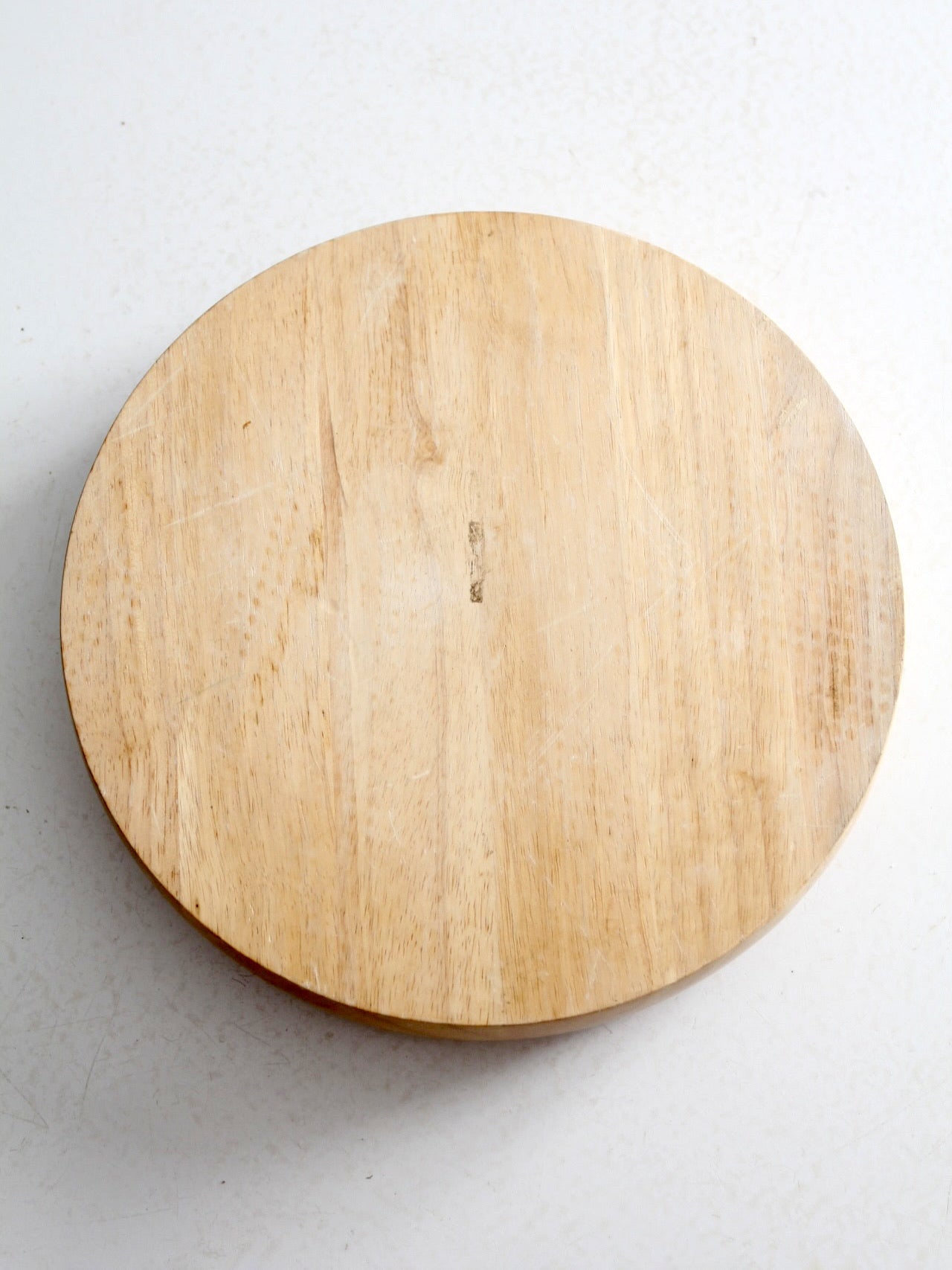 vintage wooden serving bowl