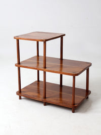 mid-century tiered end table