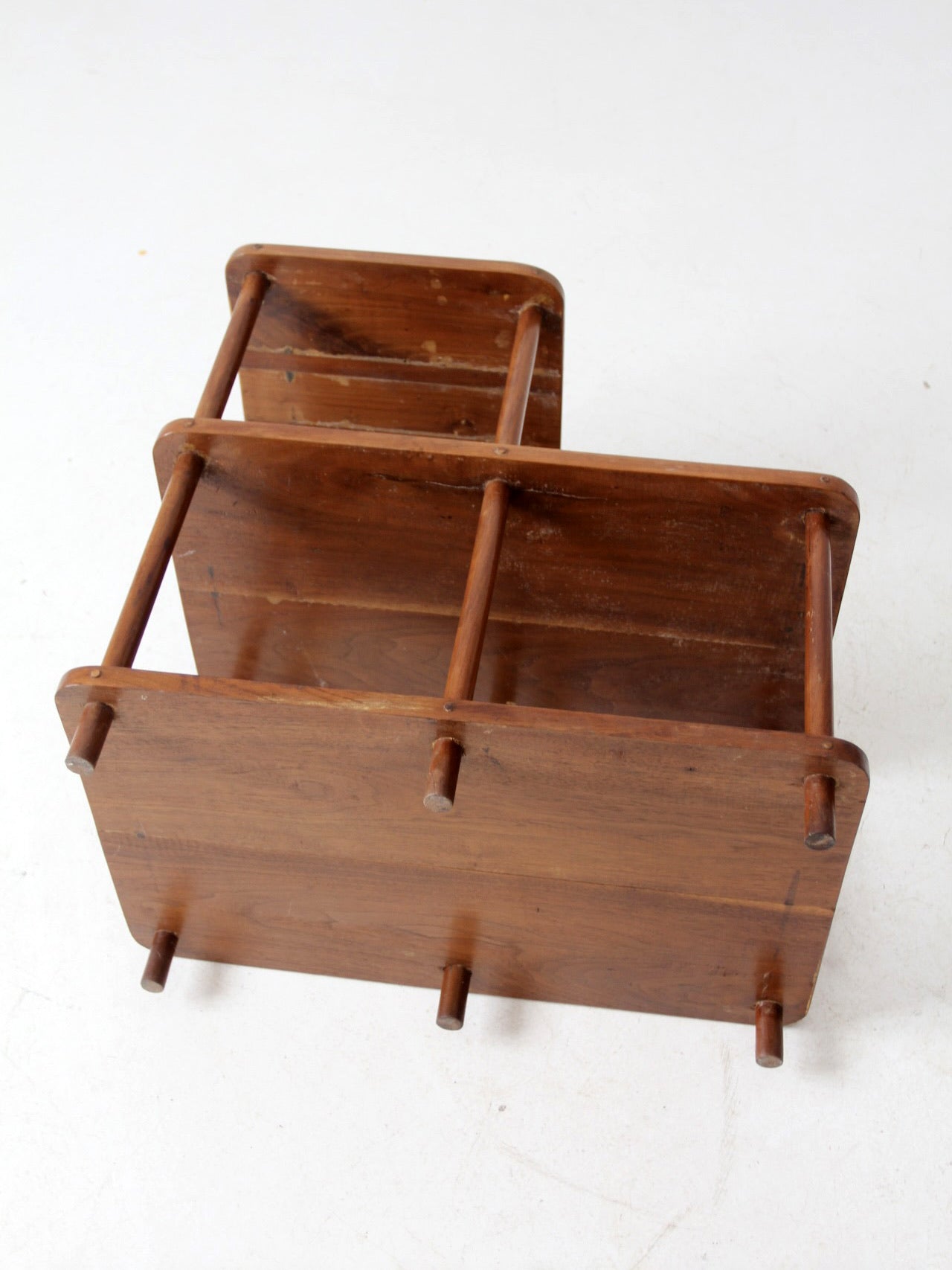 mid-century tiered end table