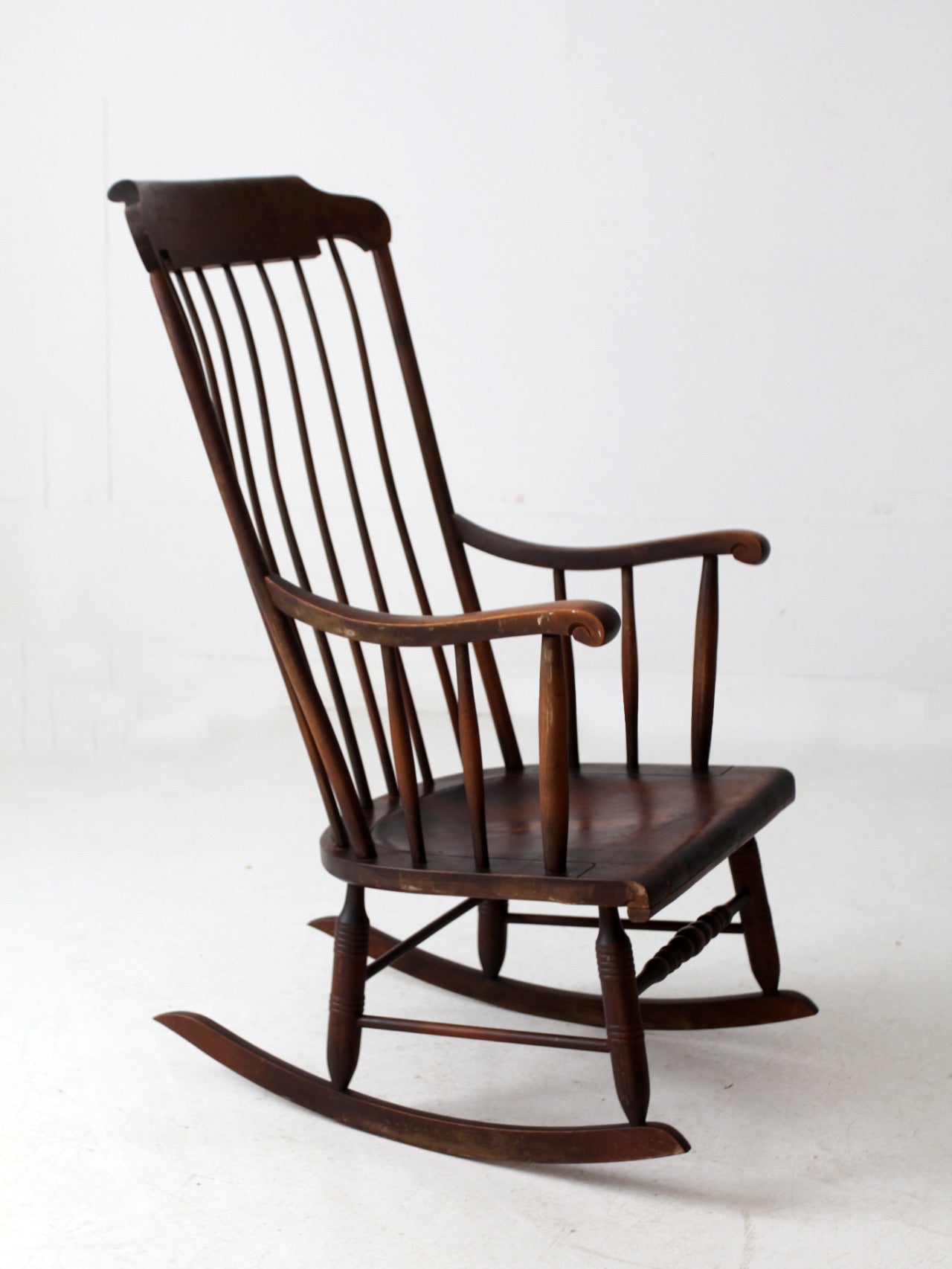 antique American Windsor rocking chair