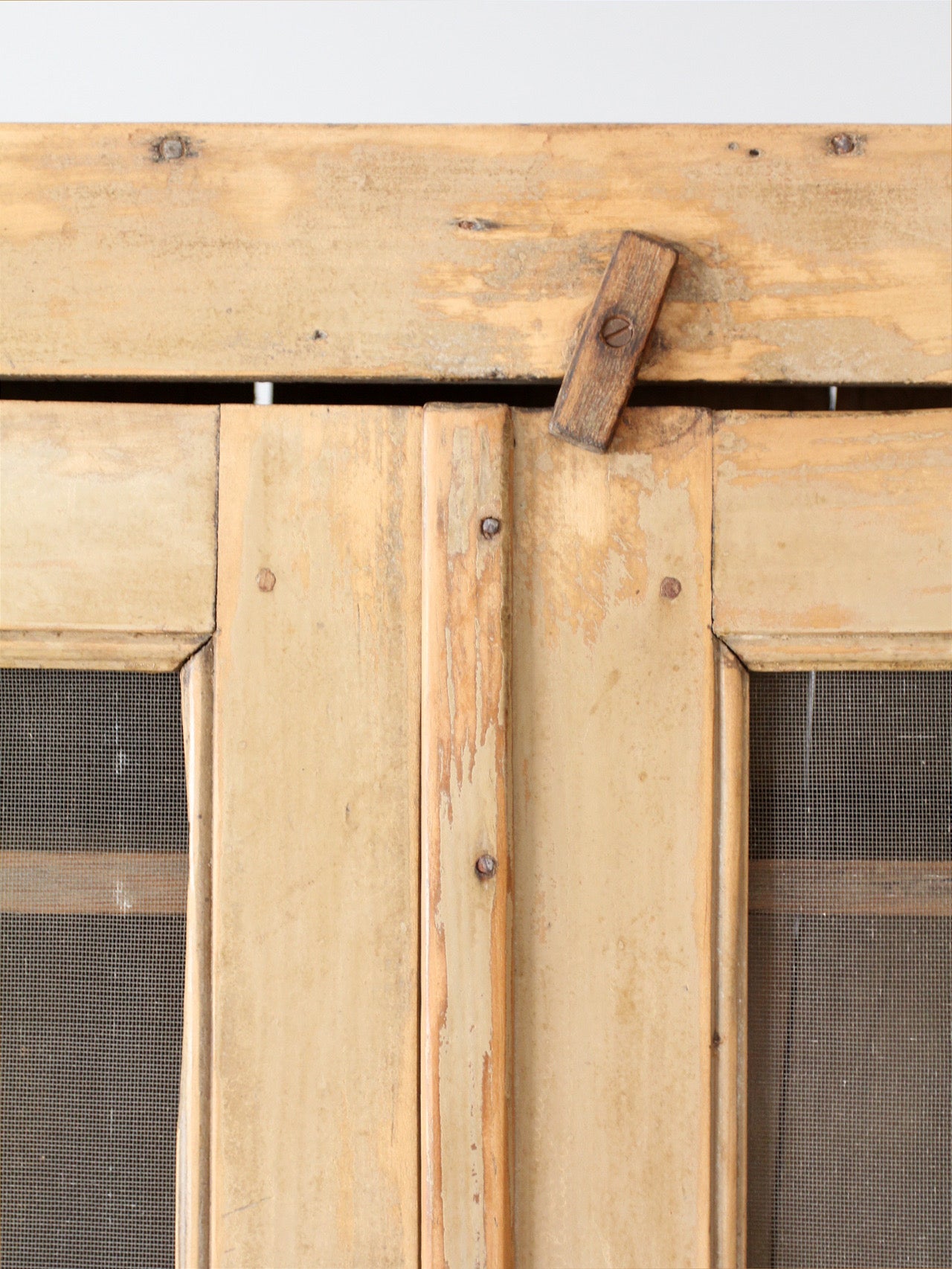 antique pine farmhouse cupboard
