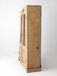 antique pine farmhouse cupboard
