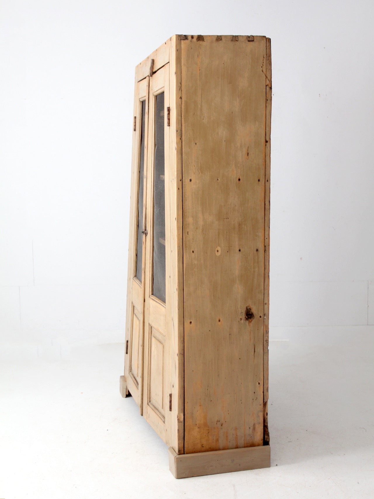 antique pine farmhouse cupboard