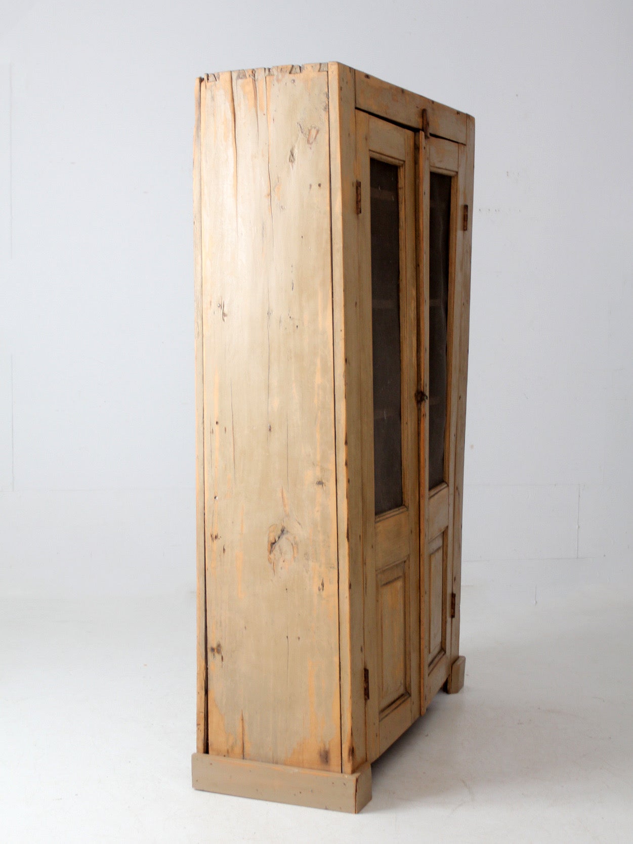 antique pine farmhouse cupboard