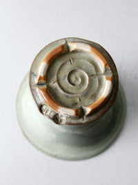 vintage studio pottery vase