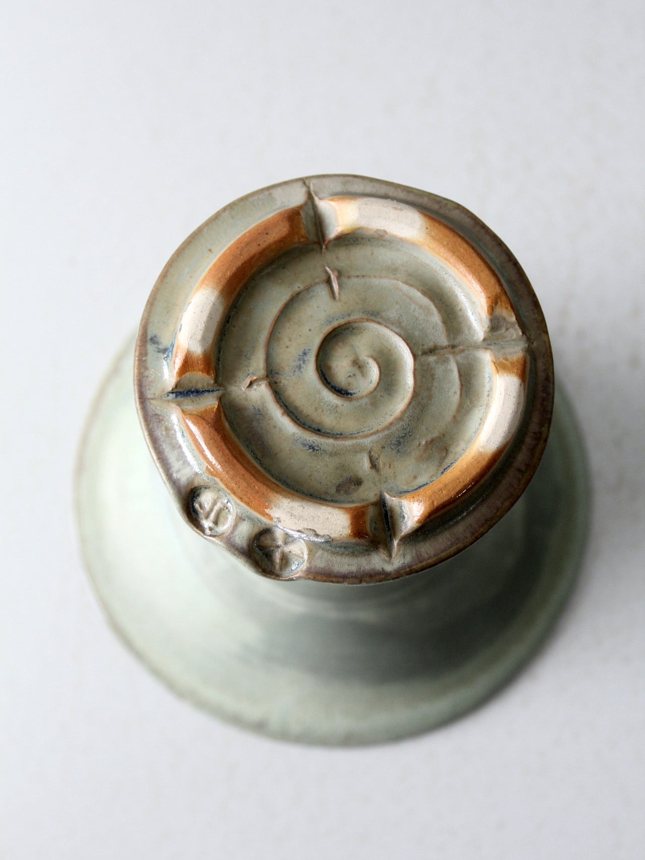 vintage studio pottery vase