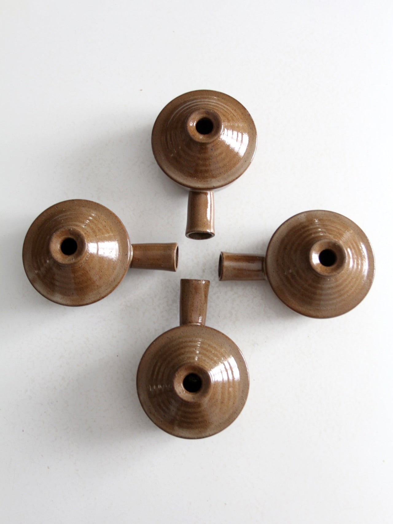 vintage crock bowls with lids set of 4