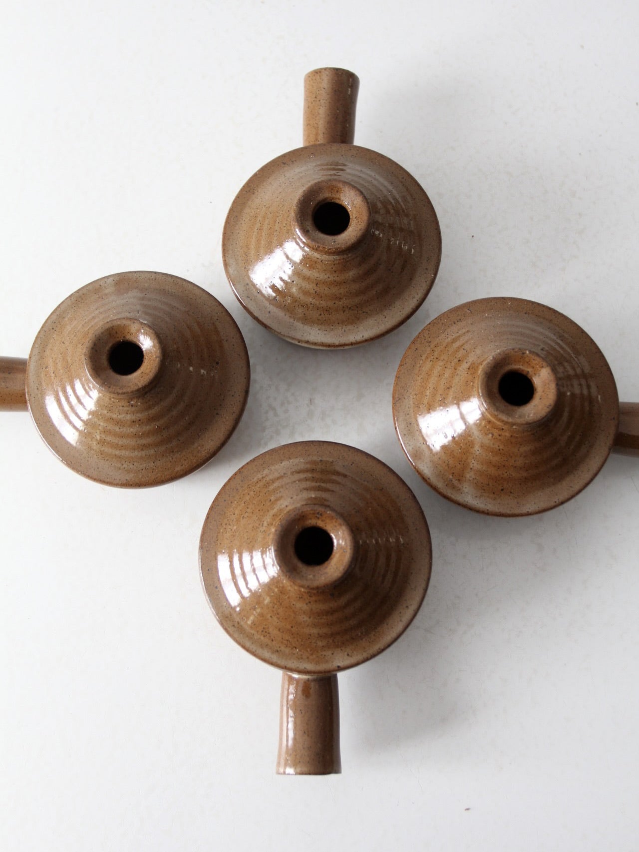 vintage crock bowls with lids set of 4