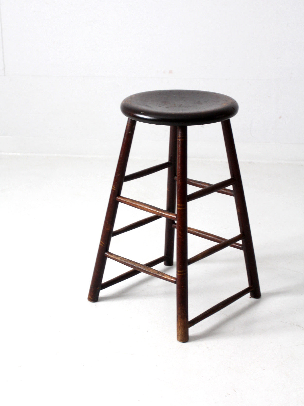 antique wooden stool