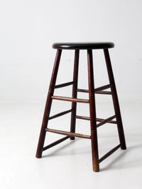 antique wooden stool
