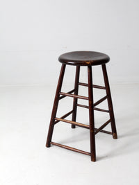 antique wooden stool