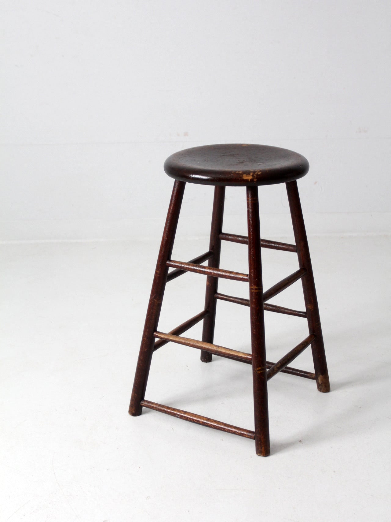 antique wooden stool
